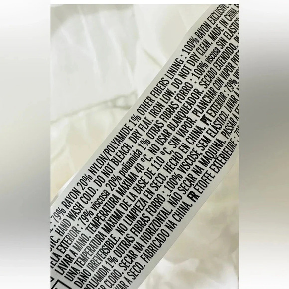 NWT Forever 21 White Sleeveless Short Fitted Dress Spaghetti Straps Ruffle Sz M - Picture 6 of 6